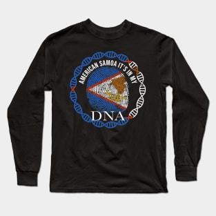 American Samoa Its In My DNA - Gift for American Samoan From American Samoa Long Sleeve T-Shirt